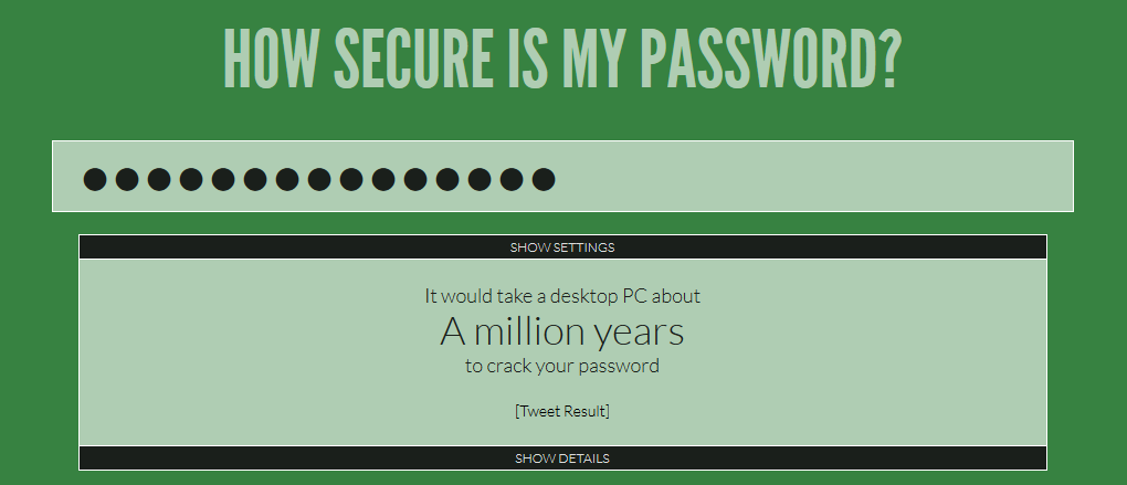 Seguridad del Password